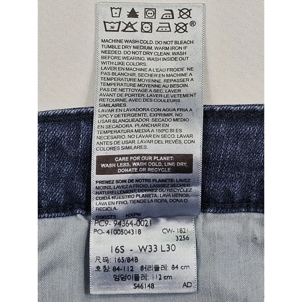 Signature‎ by Levi's Strauss Mid Rise Bootcut Denim Blue Jeans Womens 16S 33x30